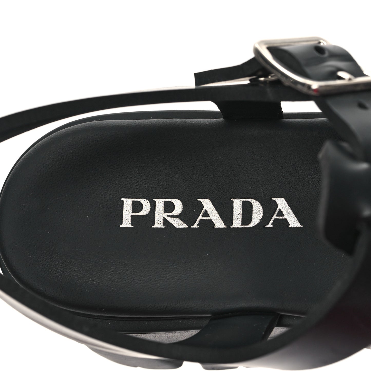 Foam Rubber Triangle Logo Monolith 55mm Cage Sandals 41 Black