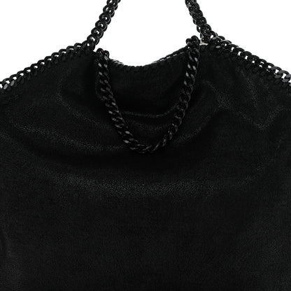 Stella McCartney Shaggy Deer Healing Power of Horses Falabella Fold Over Tote Black 8 of 10