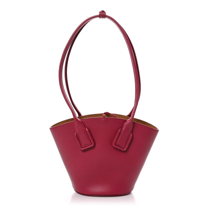 Bottega Veneta Calfskin Small Basket Tote Amaranto 1 of 12