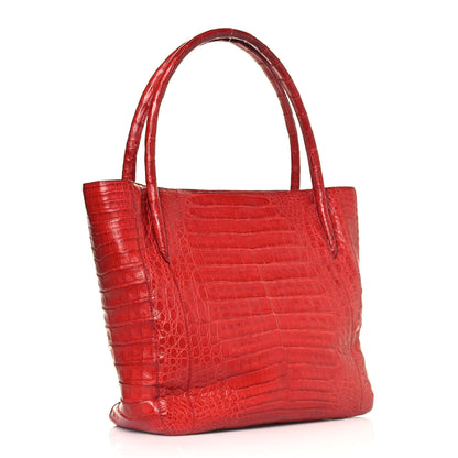 Nancy Gonzalez Crocodile Tote Orange 2 of 10