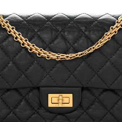 Chanel Aged Calfskin Quilted 2.55 Reissue 225 Flap Black 9 of 11