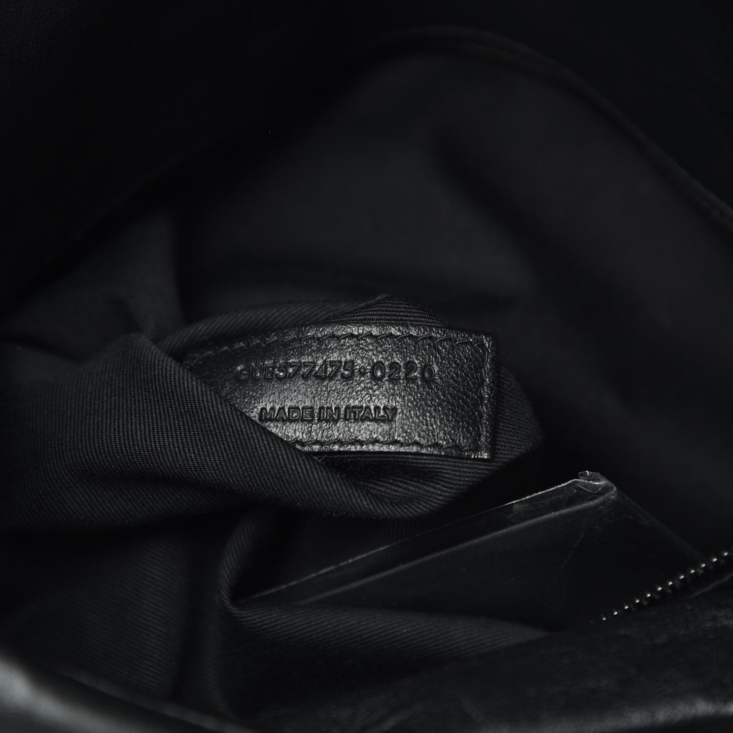 Lambskin Quilted Medium Loulou Puffer Monogram Chain Satchel Black