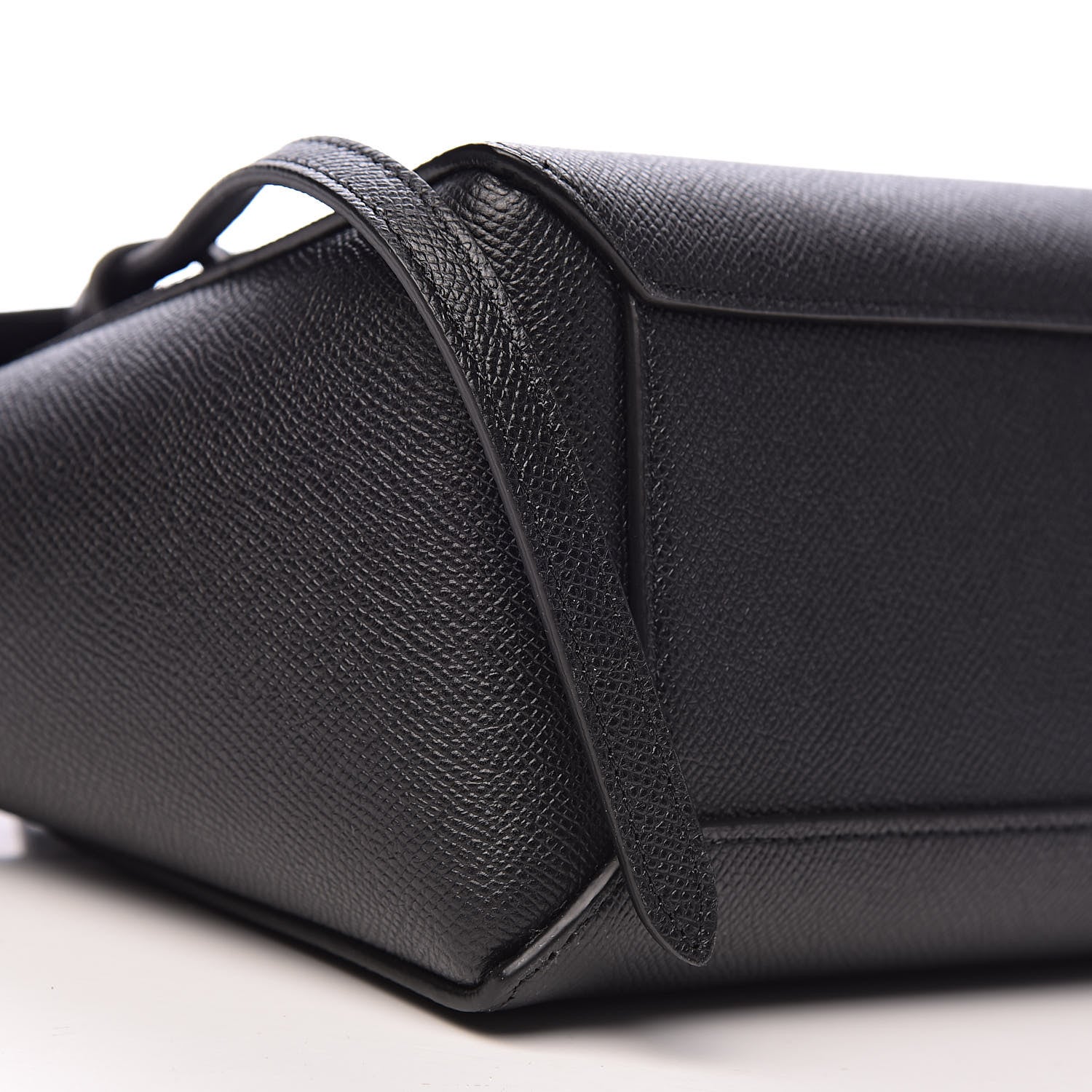 Celine Grained Calfskin Nano Belt Bag Black 9 of 11