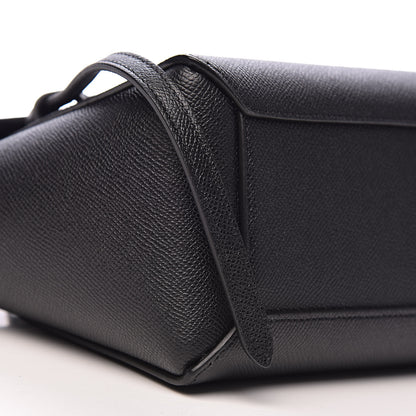 Celine Grained Calfskin Nano Belt Bag Black 9 of 11