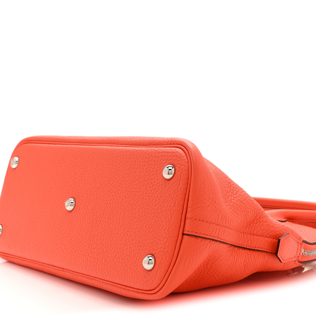 Hermes Taurillon Clemence Bolide 31 Orange Poppy 10 of 10