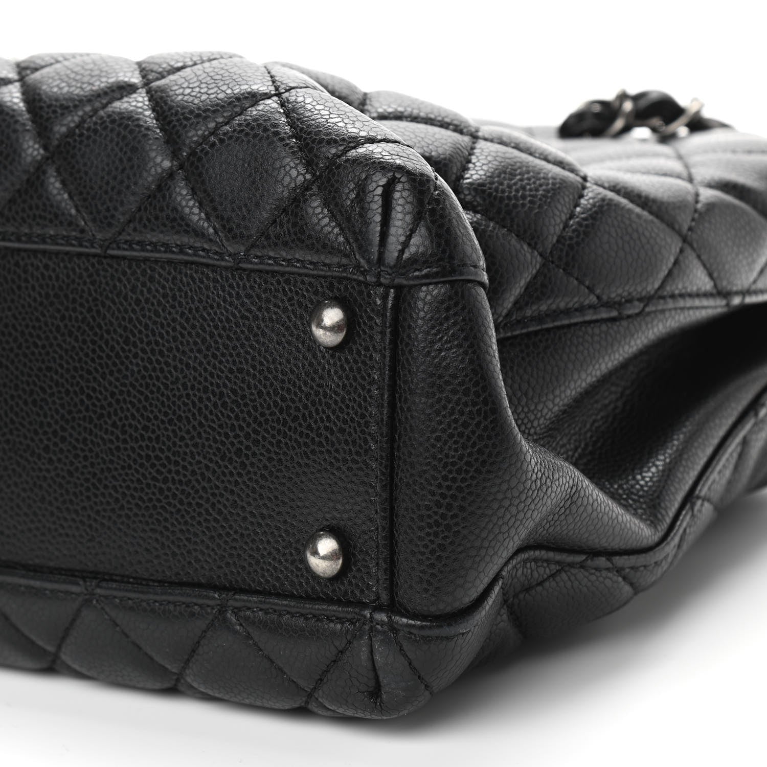 Chanel Caviar Quilted City Shopping Tote Black 10 of 10