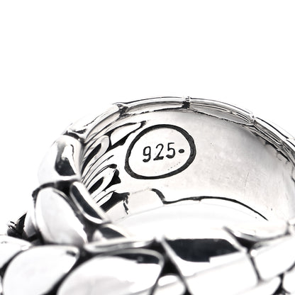 John Hardy Sterling Silver Kali Twist Ring 54 7 5 of 5
