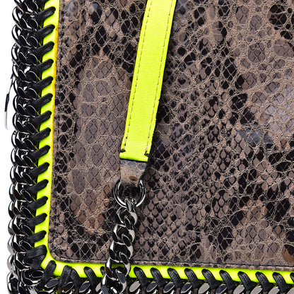 Stella McCartney Eco Python Falabella Crossbody Bag Brown 10 of 10