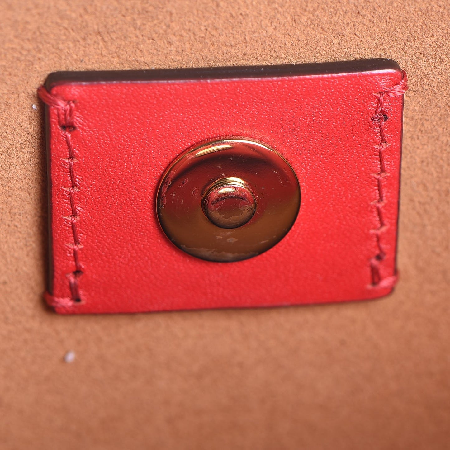 Grained Calfskin Medium Milla Hobo Ruby Red