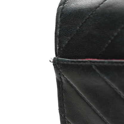 Chanel Lambskin Chevron Quilted Small Single Flap Black 12 of 12