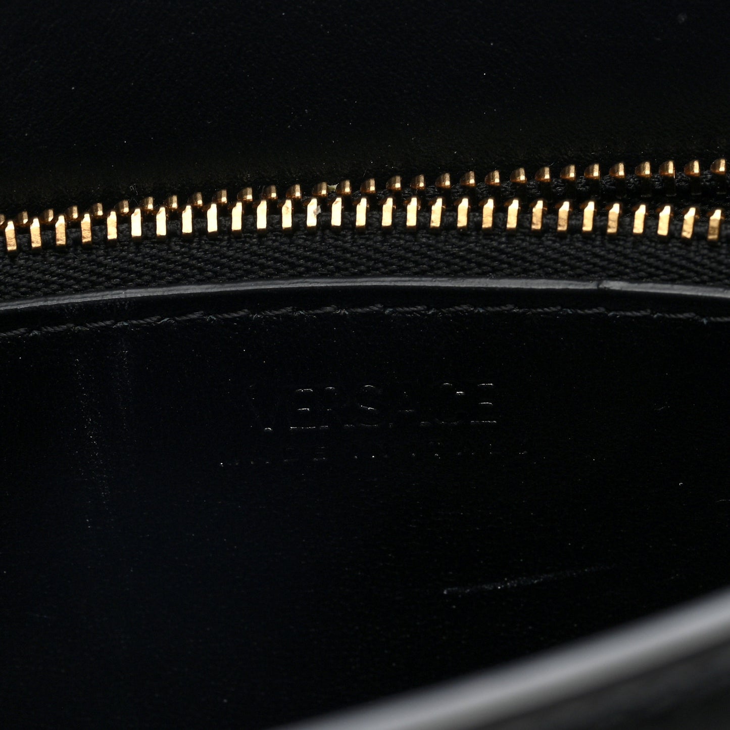 Calfskin Large Greca Goddess Hobo Black