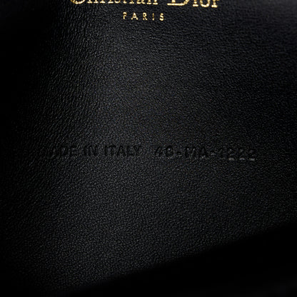 Christian Dior Lambskin Cannage Lady Dior Pouch Black 8 of 15