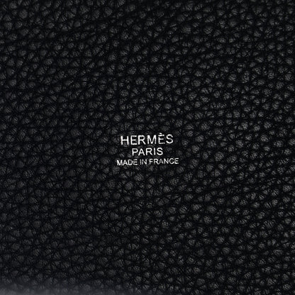 Hermes Taurillon Clemence Picotin Lock 26 GM Bleu Nuit 6 of 9