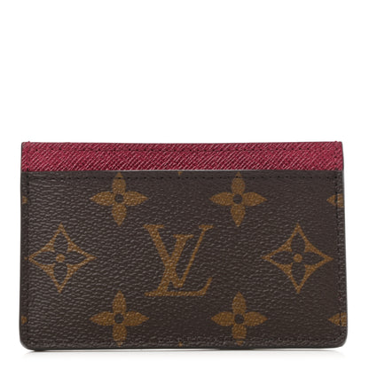 Louis Vuitton Monogram Card Holder Fuchsia 1 of 7