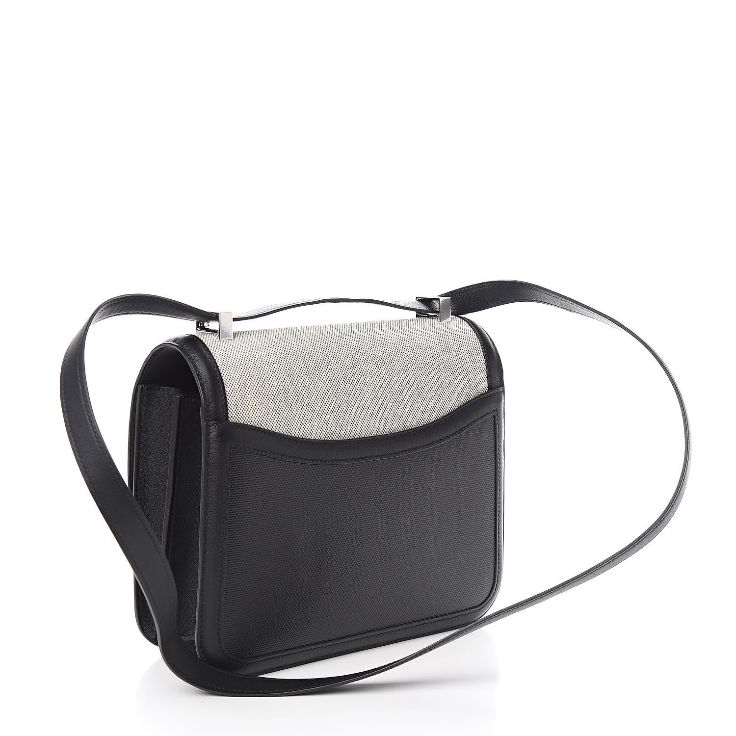 Hermes Swift Toile Constance 24 Black Ecru 3 of 21