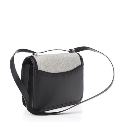Hermes Swift Toile Constance 24 Black Ecru 3 of 21