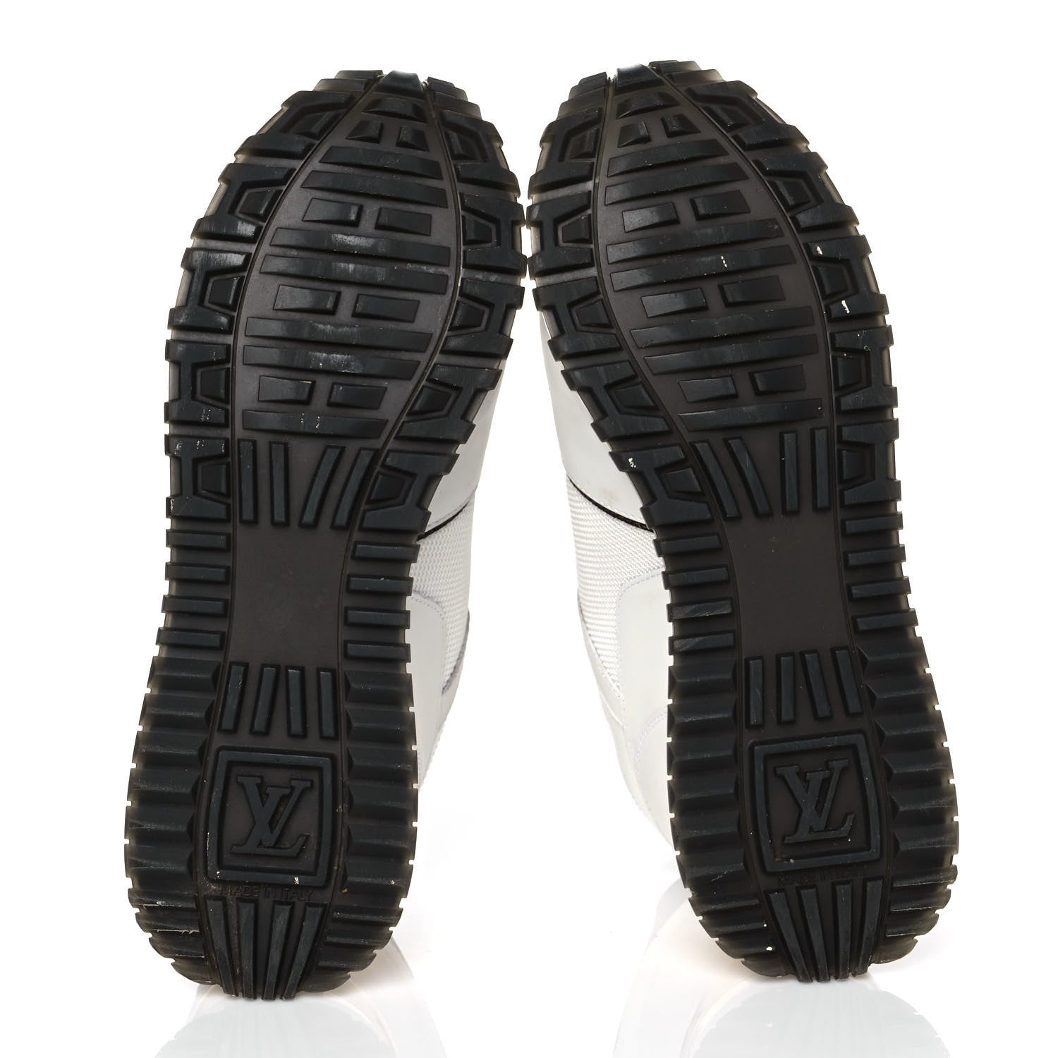 Louis Vuitton Calfskin Monogram Run Away Sneakers 36 White 6 of 9