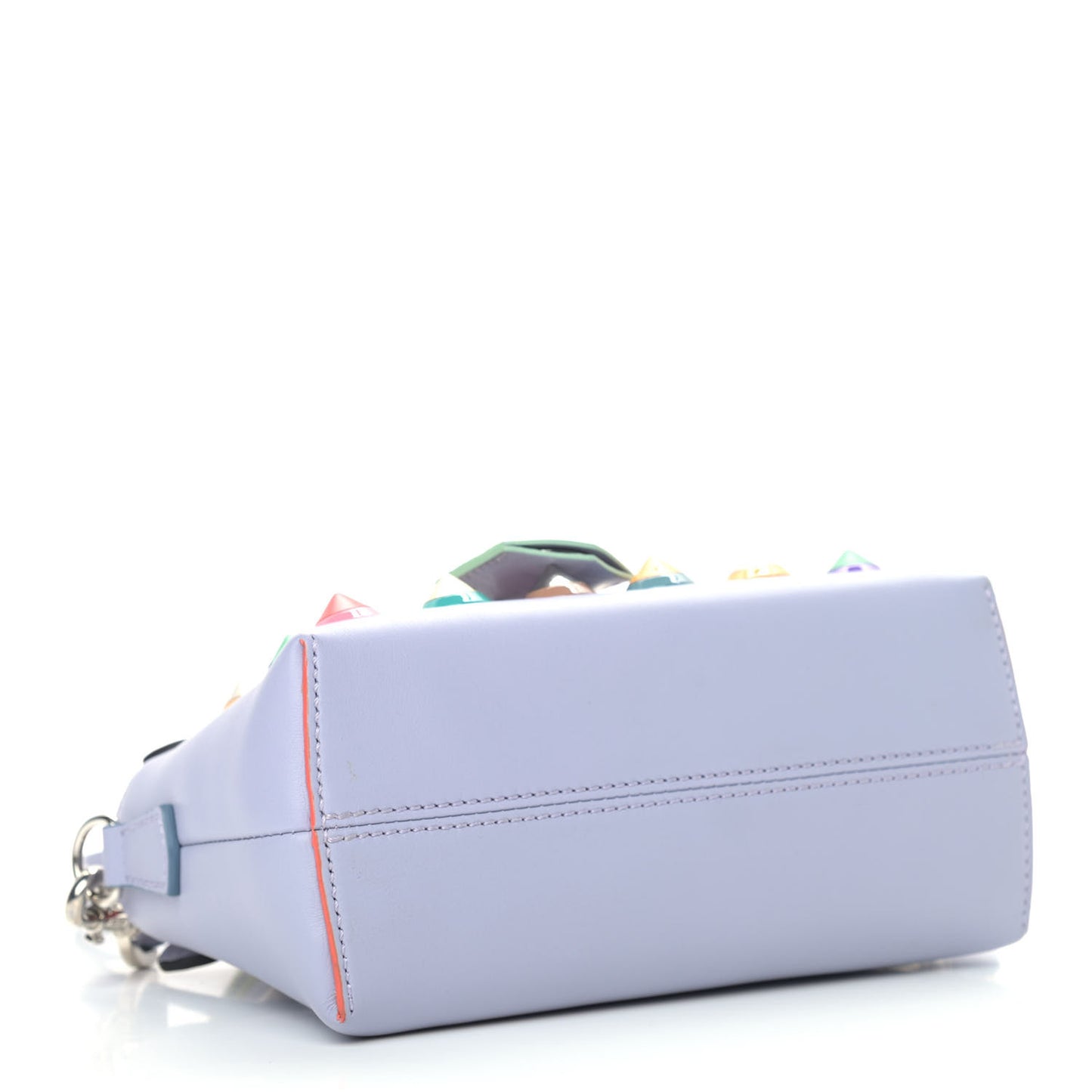 Vitello Dolce Studded Mini By The Way Boston Bag Light Purple Multicolor