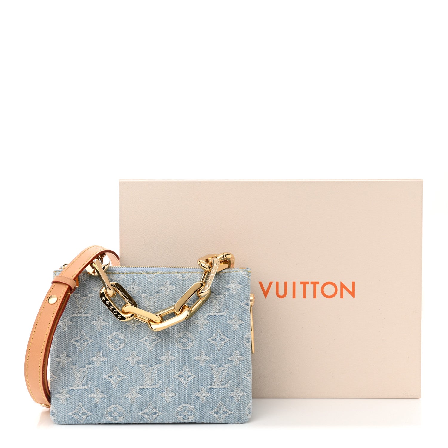 Louis Vuitton Monogram Denim Coussin BB Sky Blue 10 of 10