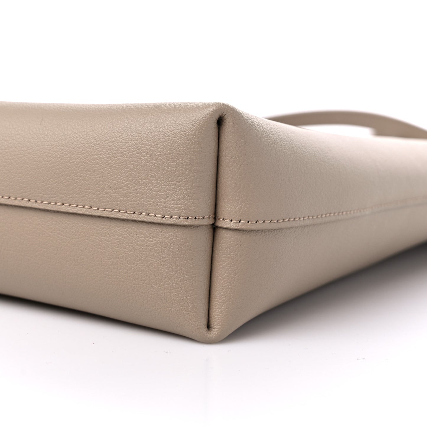 Calfskin Toy Shopping Tote Nude Powder