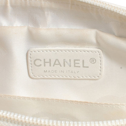 Chanel Calfskin Python Quilted Cambon Camera Case White 6 of 7