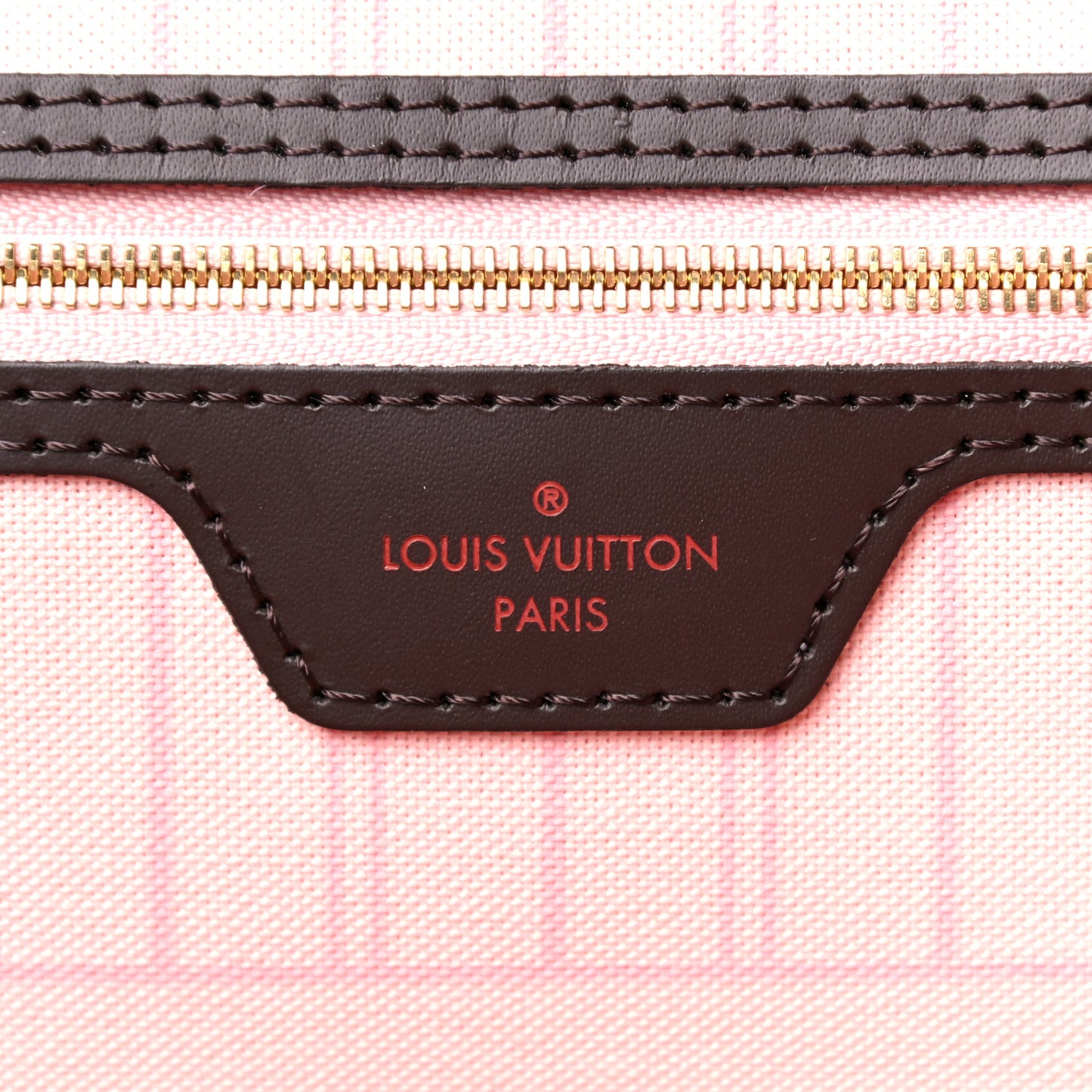 Damier Ebene Neo Neverfull MM Rose Ballerine