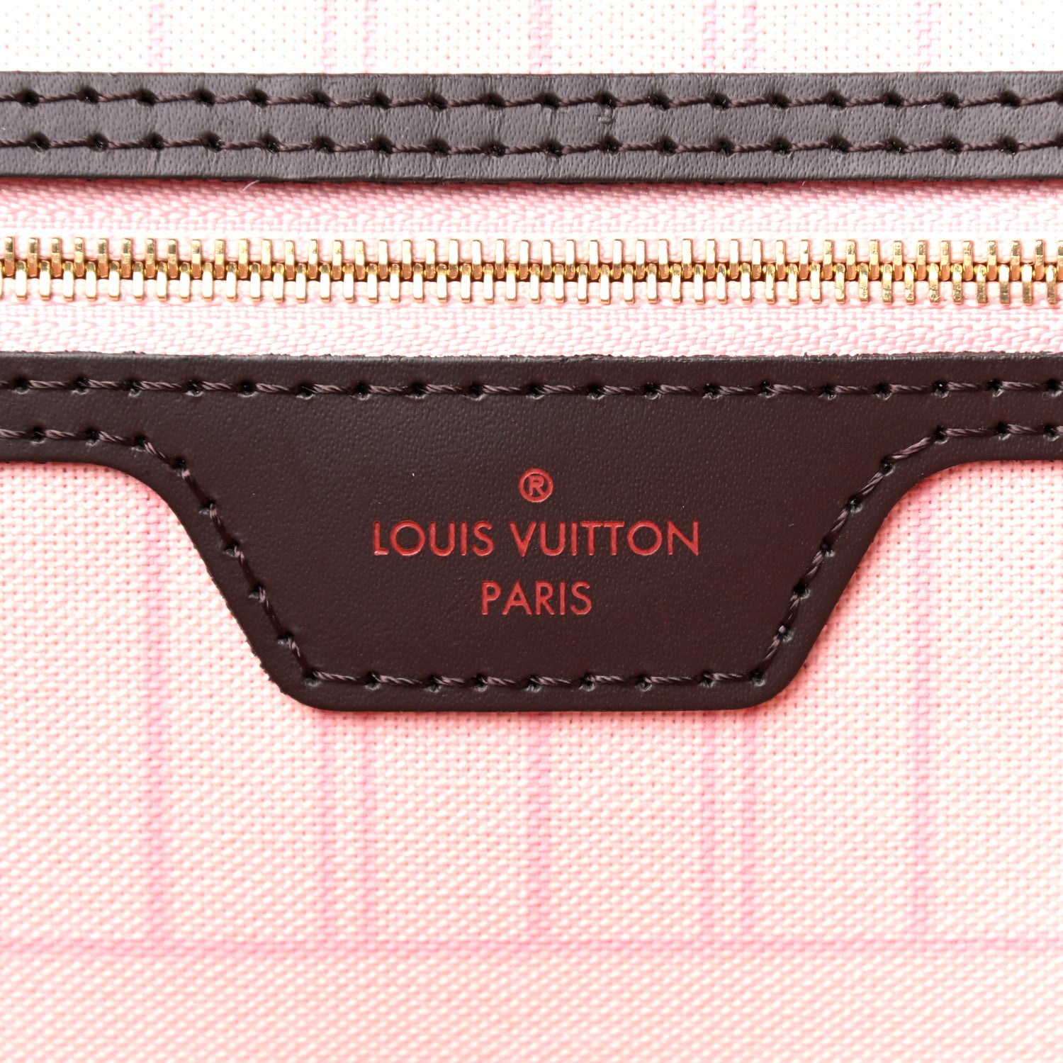 Louis Vuitton Damier Ebene Neo Neverfull MM Rose Ballerine 6 of 9