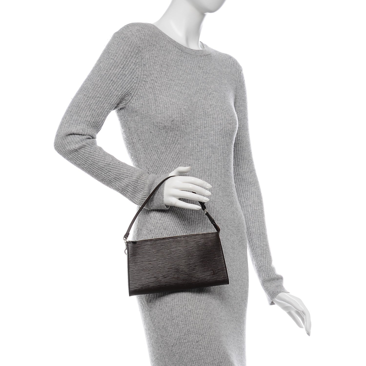 Louis Vuitton Epi Pochette Accessories 24 Moka 2 of 6