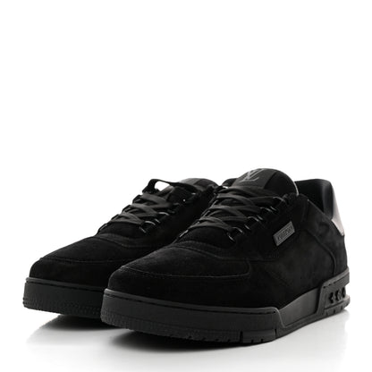 Louis Vuitton Suede Uniform Sneakers 11.5 Black 3 of 8