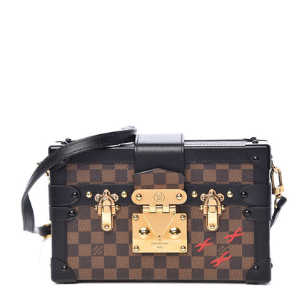 Louis Vuitton Damier Ebene Petite Malle Black 1 of 12