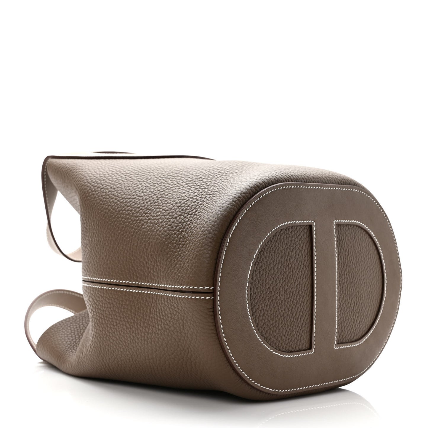Taurillon Clemence Swift In-The-Loop 23 Bag Etoupe