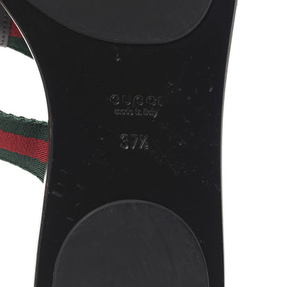 Gucci Nylon Guccissima Web Womens Thong Sandals 37.5 Green Red Black 11 of 21