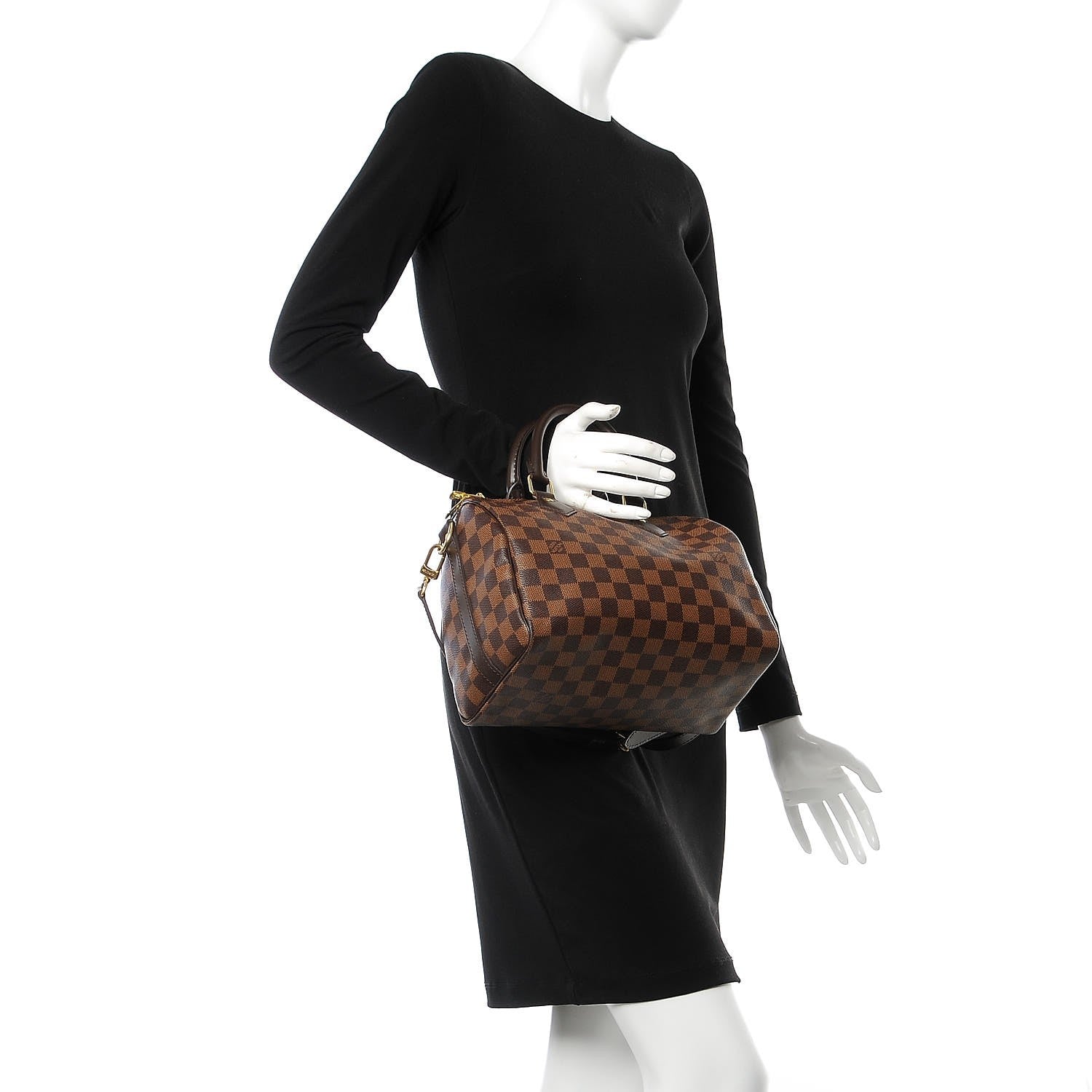 Louis Vuitton Damier Ebene Speedy Bandouliere 25 2 of 8