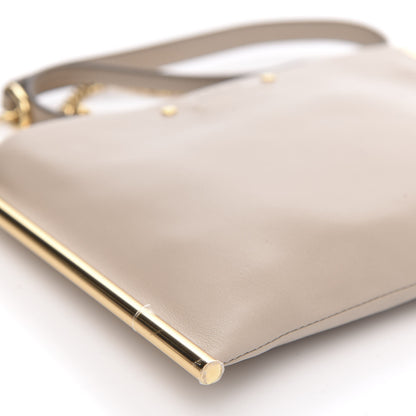 Chloe Calfskin Mini Roy Chain Pouch Pearl Beige 8 of 9