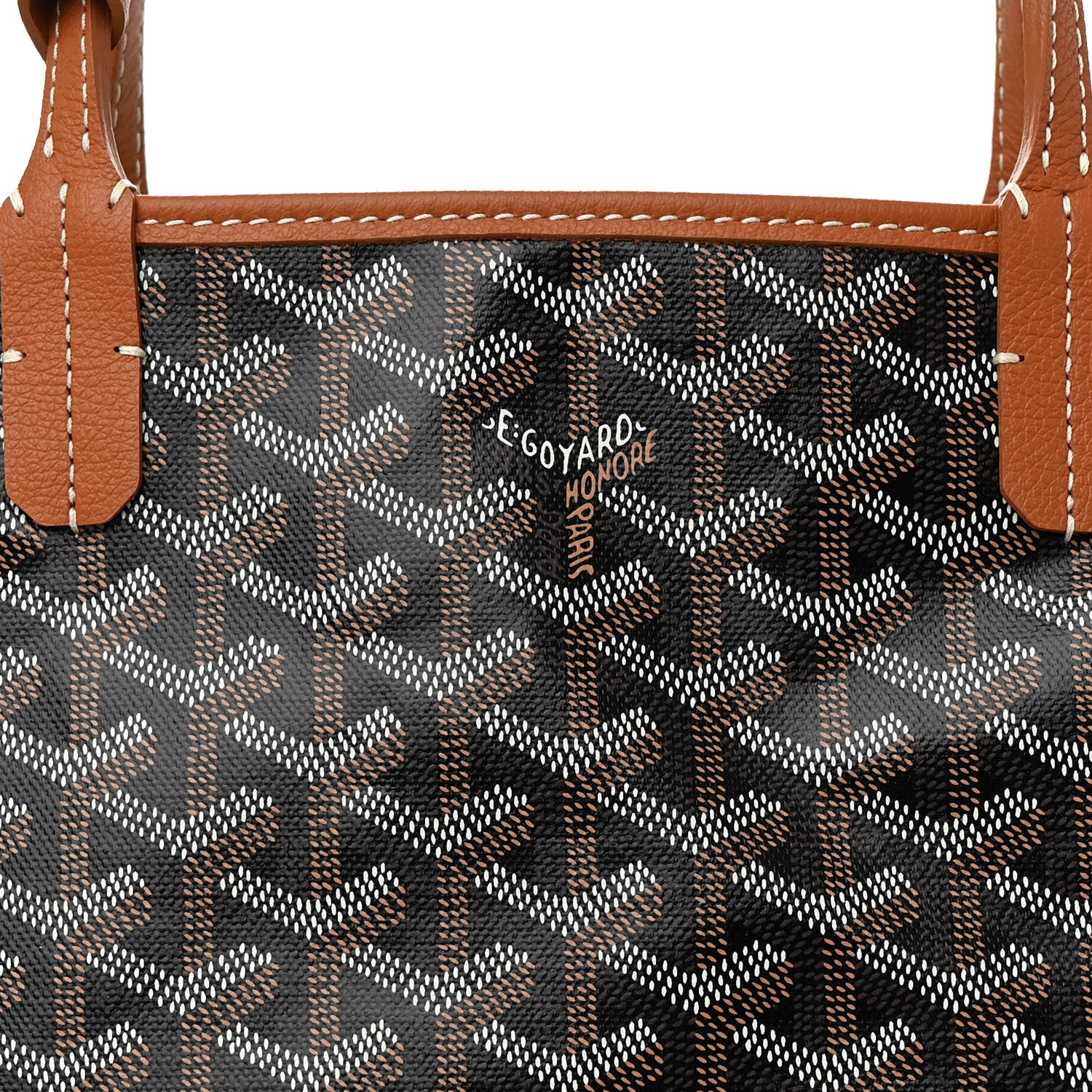 Goyard Goyardine Saint Louis PM Black Gold 9 of 11