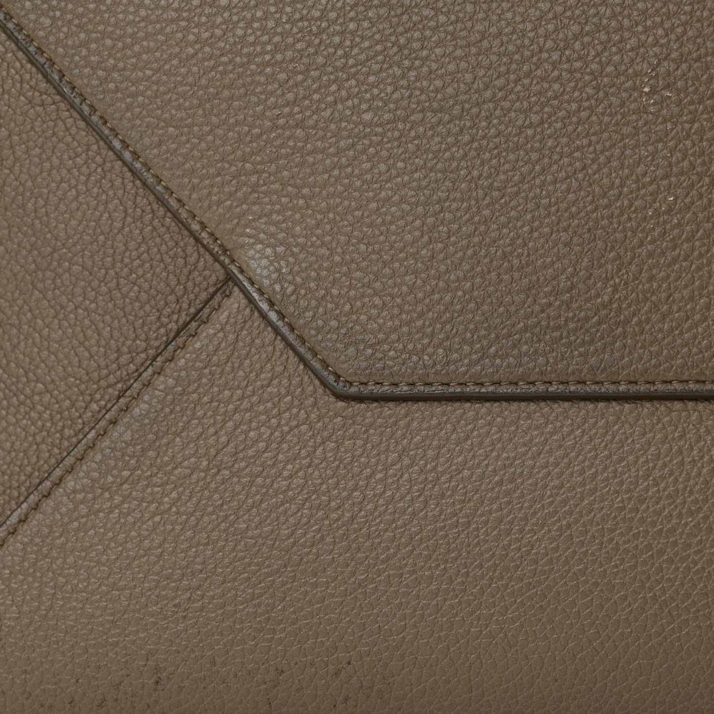 Soft Grained Calfskin Small Belt Cabas Phantom Taupe