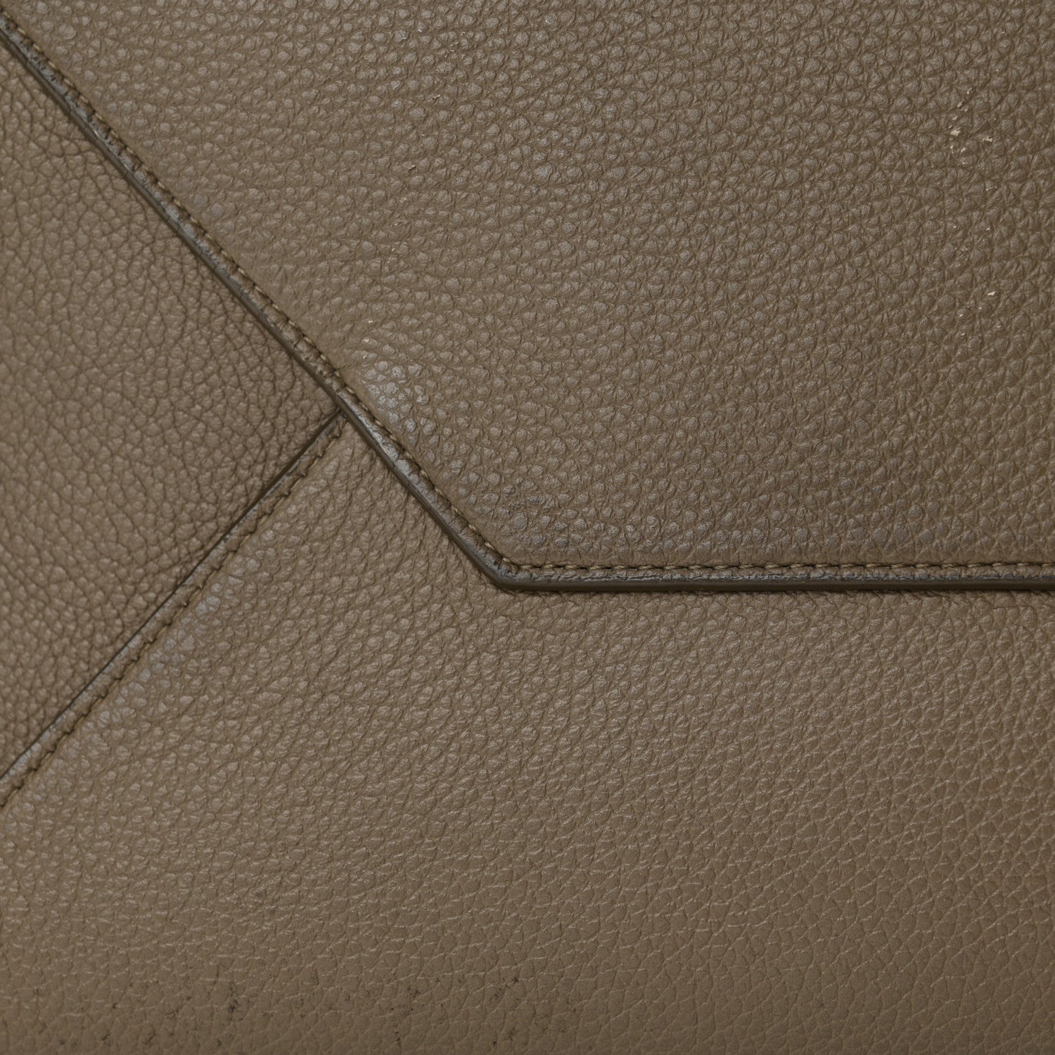 Celine Soft Grained Calfskin Small Belt Cabas Phantom Taupe 14 of 17