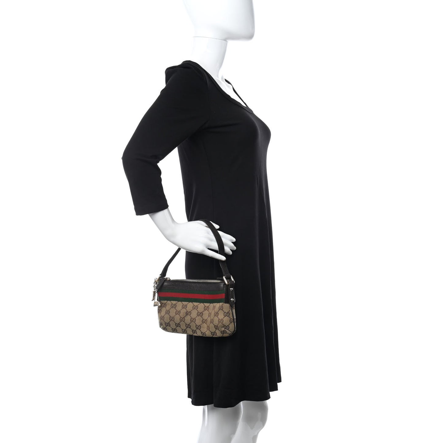 Monogram Web Pochette Dark Brown