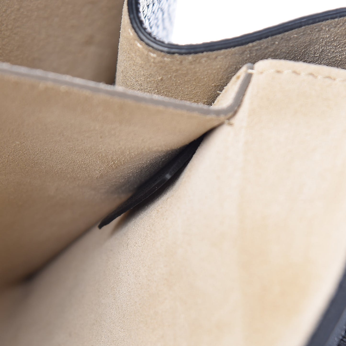 Grained Lambskin Large Drew Shoulder Bag Black