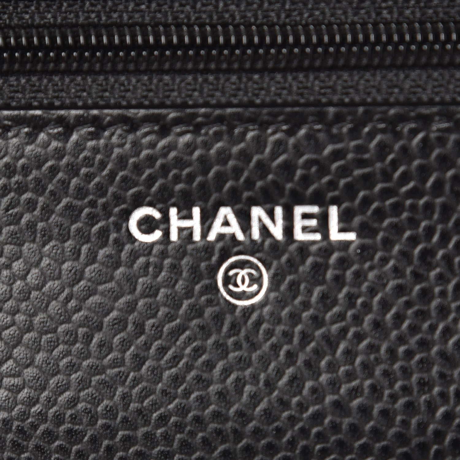Chanel Caviar Quilted Wallet On Chain WOC Black 6 of 9