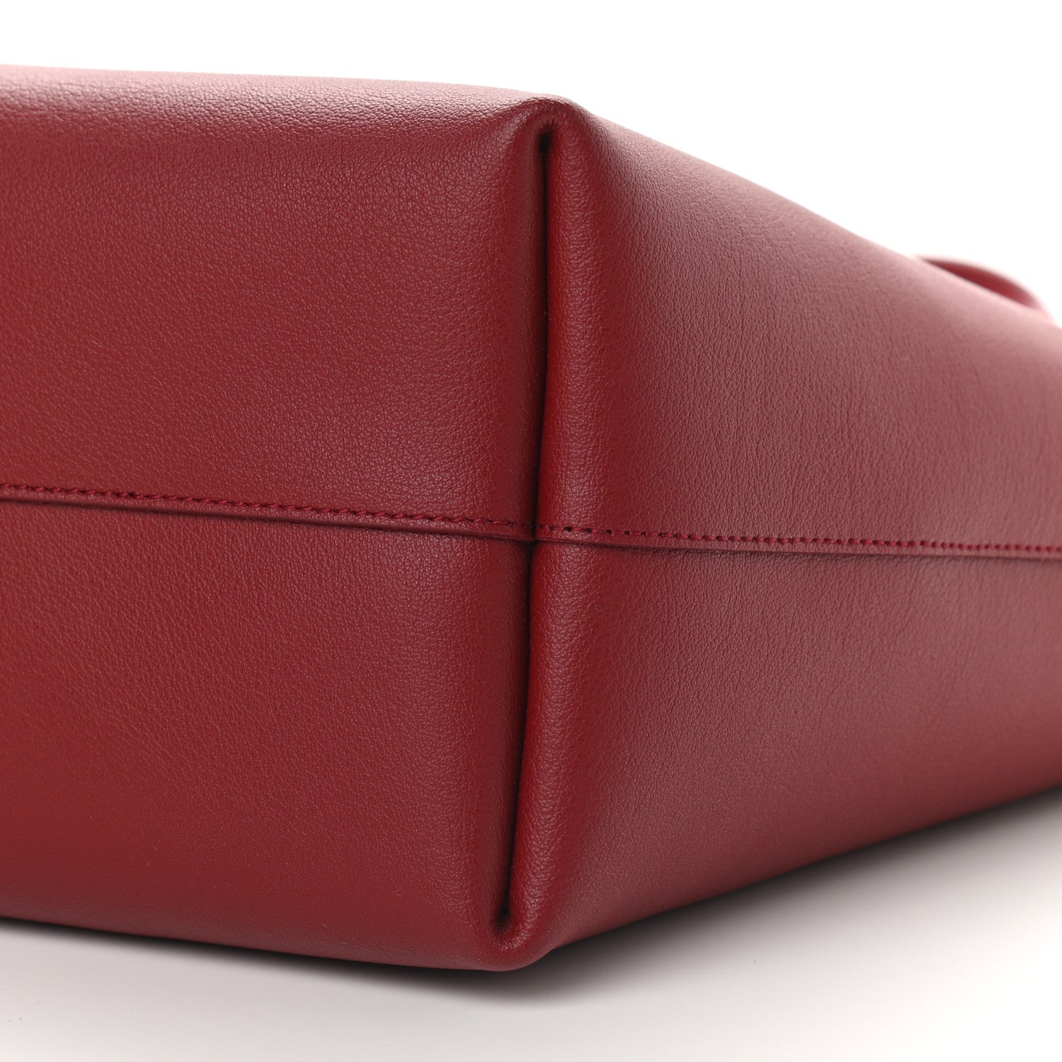 Saint Laurent Calfskin Large Shopping Tote Opyum Red 10 of 10
