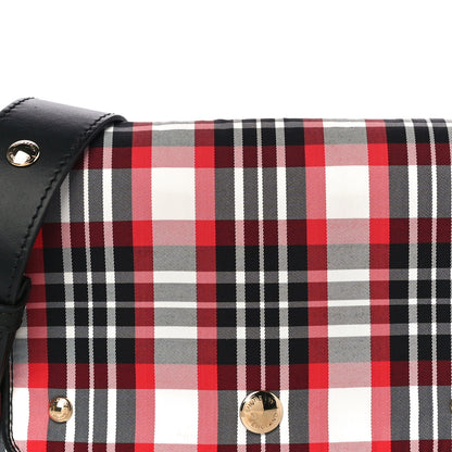 Burberry Nylon Hackberry Crossbody Bag Red Black White 8 of 10