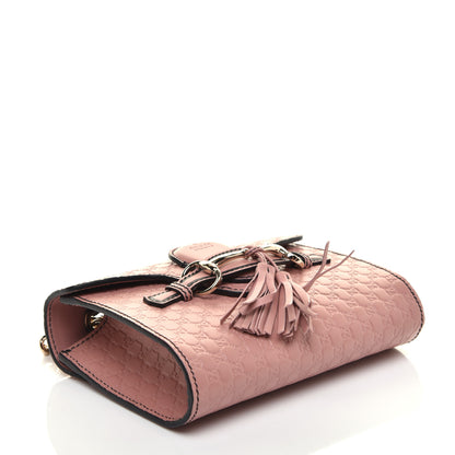 Gucci Microguccissima Mini Emily Shoulder Bag Soft Pink 4 of 9