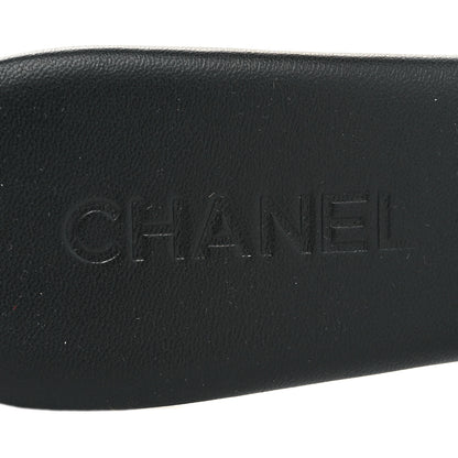 Chanel Lambskin Enamel CC Mules 37.5 Black 8 of 8