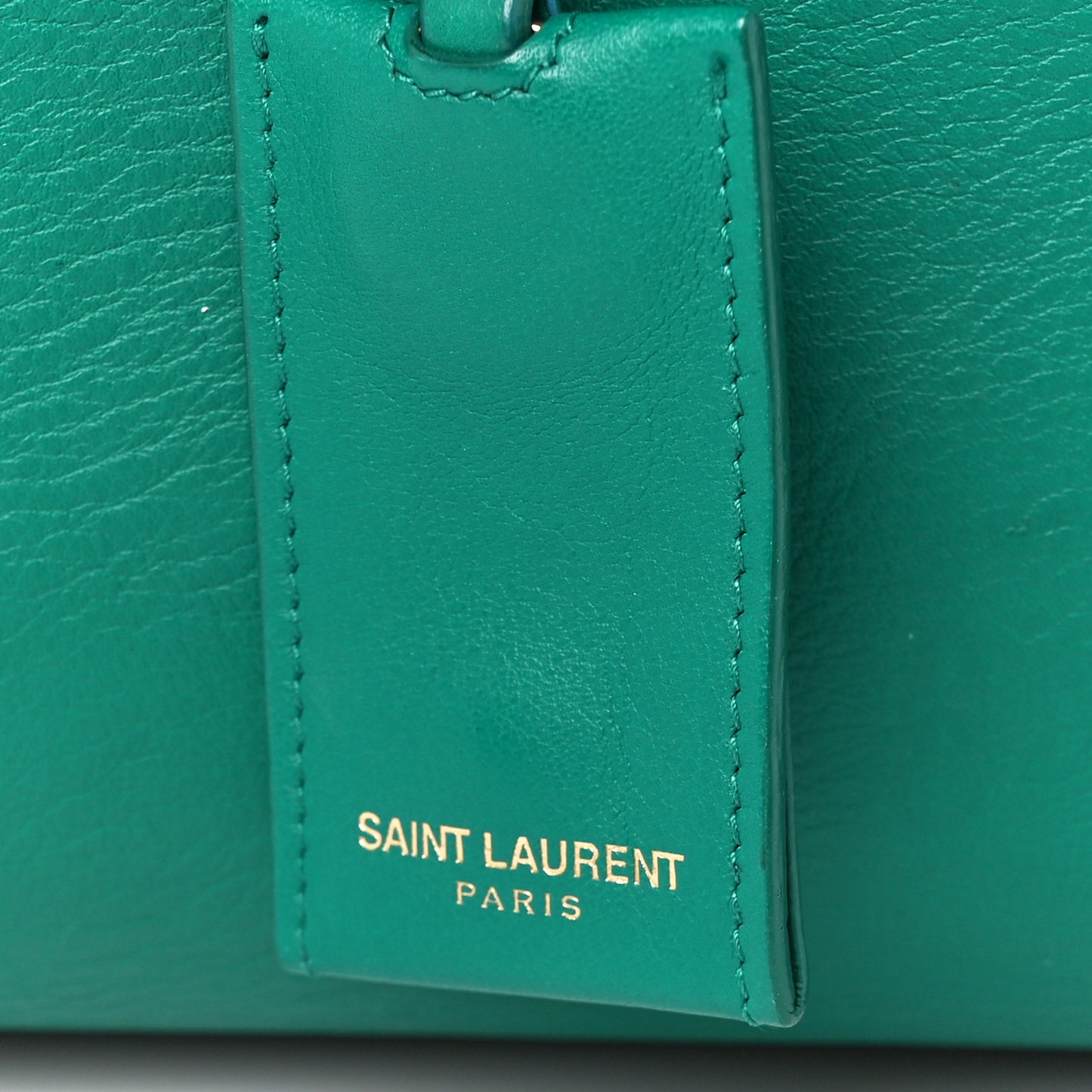 Calfskin Medium Classic Y Cabas Green