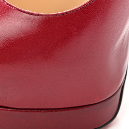Christian Louboutin Calfskin Palais Royal 140 Pumps 36 Cherry 8 of 9