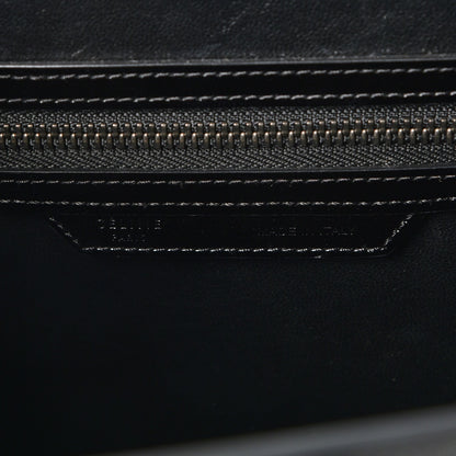 Celine Sleek Calfskin Micro Bi-Color Luggage Black White 7 of 12