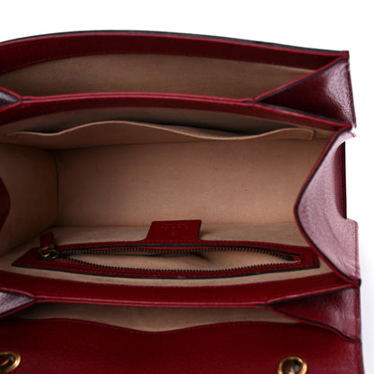Gucci GG Supreme Monogram Small Queen Margaret Top Handle Bag Red 5 of 9