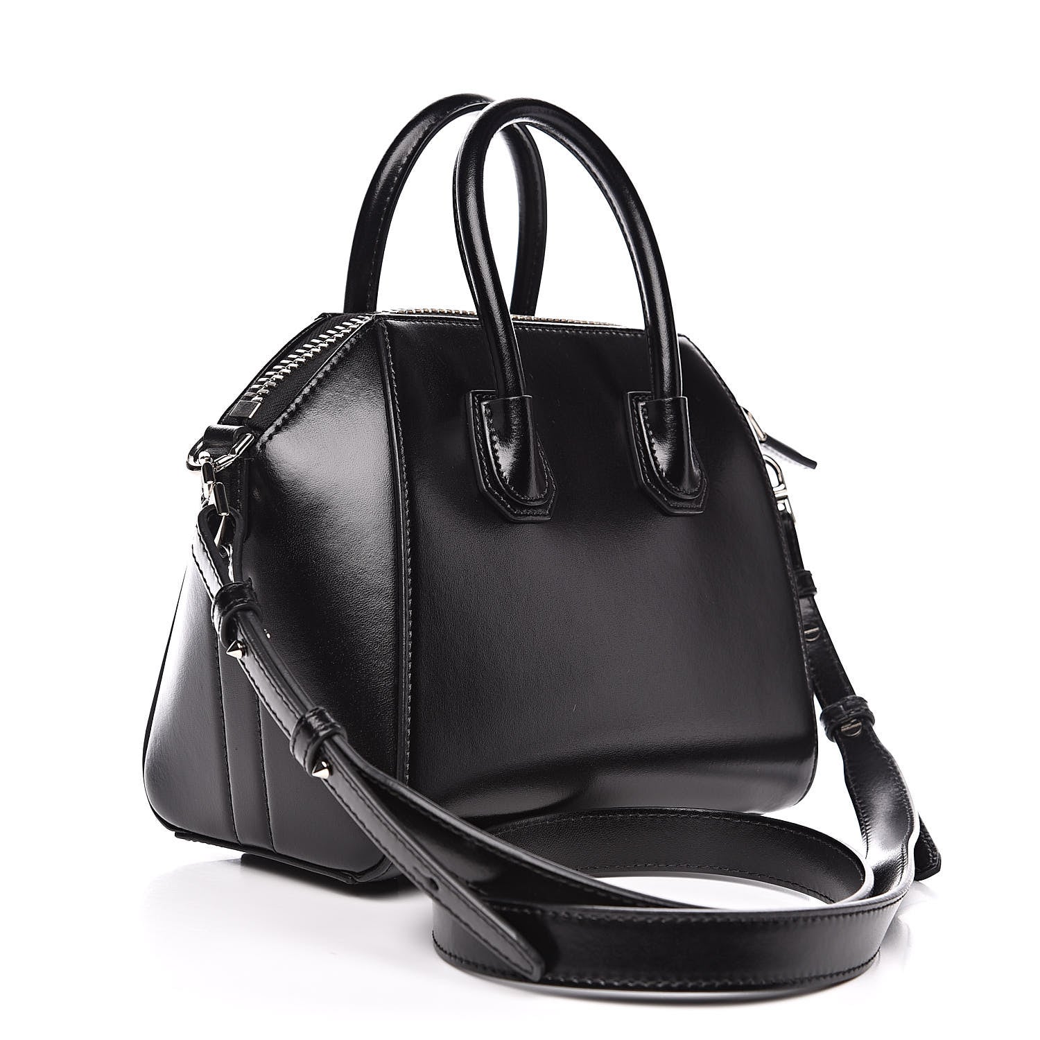 Givenchy Shiny Lord Calfskin Mini Antigona Black 3 of 11