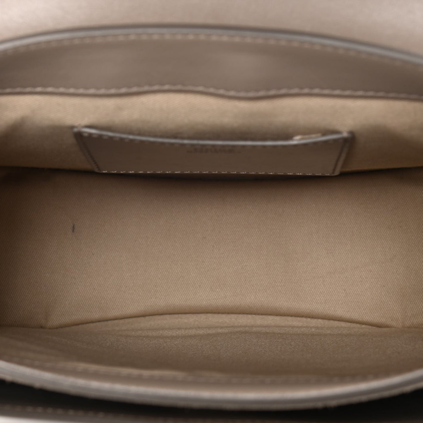 Calfskin Suede Large Tess Bag Motty Grey